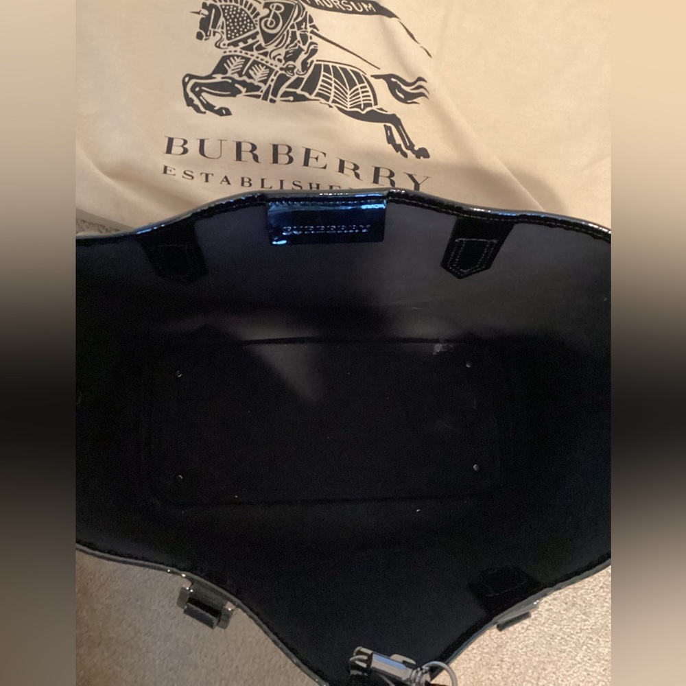 💯 Authentic Burberry LARGE Nova Check Tote Handbag Shoulder Bag - Picture 16 of 16